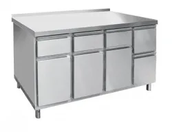 Купить стол для кофемашины abat скм-7-2 арт.210000801143 (1400х700х860мм) – цена от завода, доставка до двери | RuOborudovanie.ru