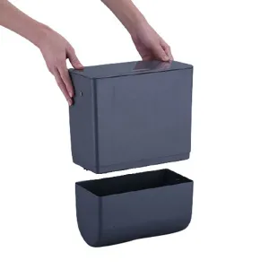 Ведро для мусора, держатель б/полотенец, FoodAtlas JAH-543, 6л (серый) – купить по цене завода