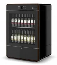Купить шкаф винный enofrigo i.am h1200 стат., черный, рамка темн. дерево, 2 полки s1s1ns+1/ga89430001 – цена от завода, доставка до двери | RuOborudovanie.ru