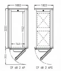 Камера расстоечная Pavailler Cf 68 2 Aps 60X80 1дверь/2тележки – купить в RuOborudovanie.ru с доставкой до двери Купить камера расстоечная pavailler cf 68 2 aps 60x80 1дверь/2тележки – цена от завода, доставка до двери | RuOborudovanie.ru