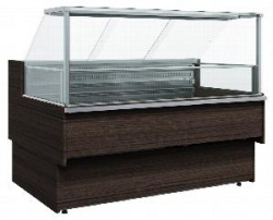 Витрина морозильная Gc110 Sl 1,25-1 без боковин (ВХСН-1,25 Carboma Gc110) венге