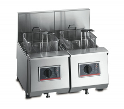 Фритюрница Fri Fri Profi+6 + 6(650950) c 2 ванной 2 x 5 - 7 л электрическая настольная – купить в RuOborudovanie.ru с доставкой до двери Купить фритюрница fri fri profi+6 + 6(650950) c 2 ванной 2 x 5 - 7 л электрическая настольная – цена от завода, доставка до двери | RuOborudovanie.ru