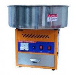 Аппарат сахарной ваты Starfood ET-MF-52A (диам.520мм) оранж. 520x520x500мм