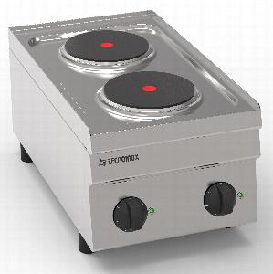 Плита 2 конфорочная 600 серии Tecnoinox Pc35E/6/1 116002