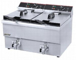 Фритюрница Airhot EF10T+10T с краном на 20л, 7кВт, настольн. электр. – купить в RuOborudovanie.ru с доставкой до двери Купить фритюрница airhot ef10t+10t с краном на 20л, 7квт, настольн. электр. – цена от завода, доставка до двери | RuOborudovanie.ru