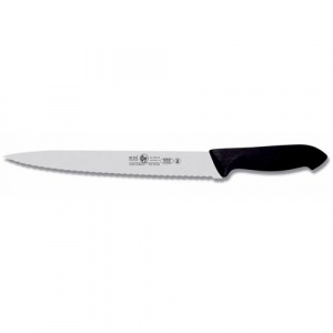 Нож для мяса 25СМ с волнистым лезвием, черный Horeca Prime 28100.Hr64000.250