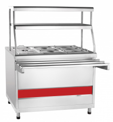 Мармит 2-х блюд Abat ПМЭС-70КМ-60 арт.21000802107 вся нерж. Аста