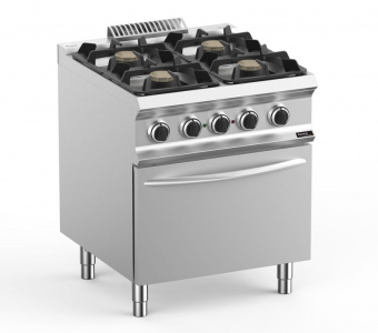 Плита газовая Apach Glrrg77Fevp Xl 4 конфорочная 700 серии 