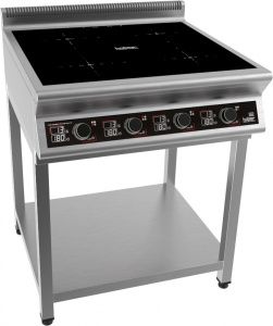 Плита индукционная Кобор I74S на открытом стенде с 4 зон.нагр. (4*3,5 кВт)