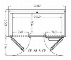 Камера расстоечная Pavailler CF 68 3 CP 60х80см