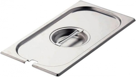 Крышка к гастроемкости Hurakan Gd-P 1/1 с отверстием для ложки
