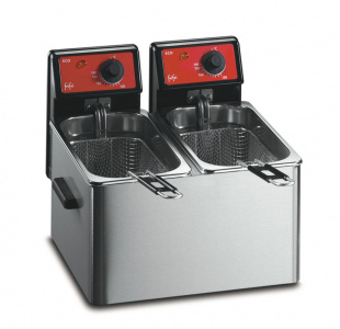 Фритюрница Fri Fri Eco4 + 4(650104) с 2 ванной 2 x 3 - 4 л электрическая настольная