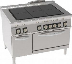 Плита 6 конфорочная 900 серии Tecnoinox Pfu12E9 316145