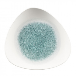 Тарелка мелкая треугольная 26,5СМ, без борта, цвет Raku Jade Green, Studio Prints Rkjgtr101 – купить в RuOborudovanie.ru с доставкой до двери Купить тарелка мелкая треугольная 26,5см, без борта, цвет raku jade green, studio prints rkjgtr101 – цена от завода, доставка до двери | RuOborudovanie.ru