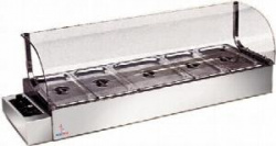 Мармит тепловой Airhot BM-100 гатср.4хGN1/3-100 + GN1/2-100, 1.5кВт, настольный