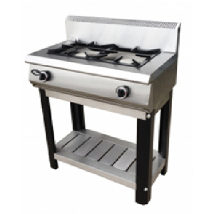 Плита газовая Grill Master Ф2ЖТЛПГ(п) ГАЗ (50018) на подставке 2конф. усилен.18кВт
