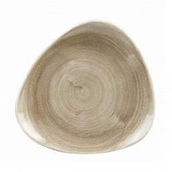 Тарелка мелкая треугольная 22,9СМ, без борта, Stonecast Patina, цвет Antique Taupe Paattr91 – купить в RuOborudovanie.ru с доставкой до двери Купить тарелка мелкая треугольная 22,9см, без борта, stonecast patina, цвет antique taupe paattr91 – цена от завода, доставка до двери | RuOborudovanie.ru
